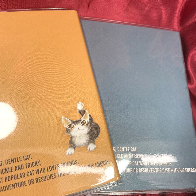 猫のダヤンのA6スケジュール帳2023年用SCO柄とダヤン柄の裏表紙の画像