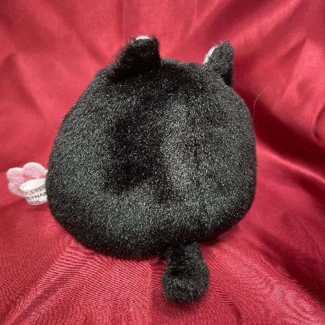 ねこだんご】縫いグルミ・くろ猫・手の平サイズ｜仙台の猫グッズ