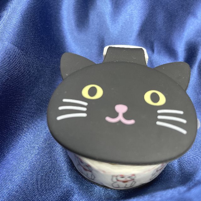 リヒトラブのマスキングテープカッター、黒猫のオモテ面の画像