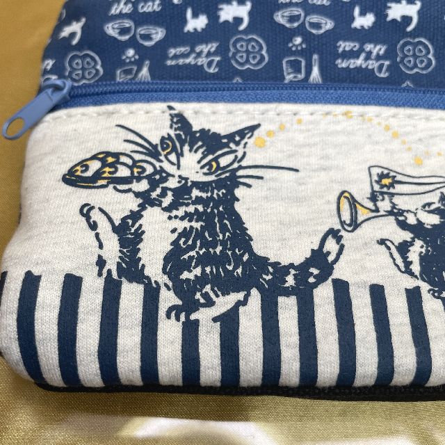 猫のダヤンのペンポーチねずみパン柄の絵柄の画像