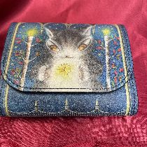 猫のダヤンのコンパクト財布ラップランド柄の小さい画像