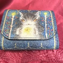 猫のダヤンのコンパクト財布WCCラップランド柄の小さい画像