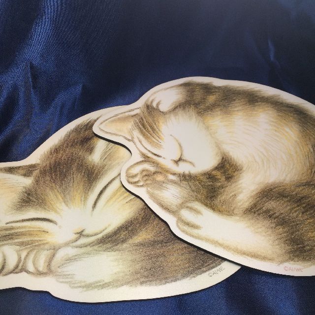 猫のダヤンのマウスパッド2種類の画像