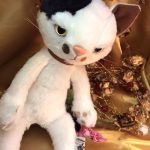 【猫のスクラッチ】縫いぐるみ・三毛猫のミルク・MSサイズ