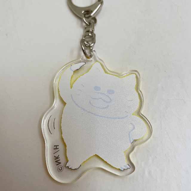 マリモクラフトのノラネコぐんだんのアクリルキーホルダーたいそう柄の背面画像