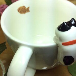 【デコレ（DECOLE）】猫柄マグカップ・3柄・三毛猫・白黒ハチワレ猫！