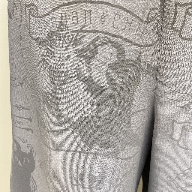 猫のダヤンのリラックスパンツ猫ダンス柄の絵柄の画像