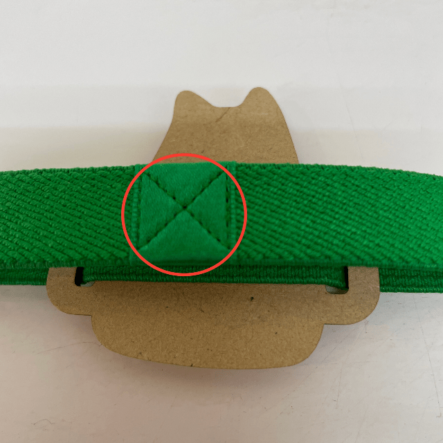 クルーシャルの御朱印帳バンド猫のだいふく柄のゴムバンド画像