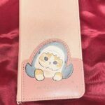 【mofusand】手帳型スマホケース・「サメにゃん」柄・スライドアップ式
