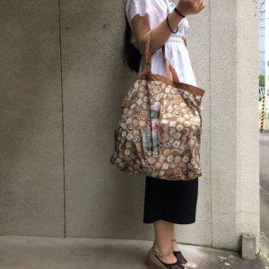 【メール便】リピーター続出の「ルートート」のキジトラの子猫エコバッグ