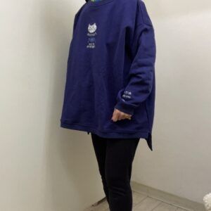 【クスグルジャパン】トレーナー・「はらぺこミチョロ」柄・コン色