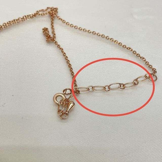 秋元彩花ハンドメイドネックレス猫肉球ハート柄のアジャスターの画像