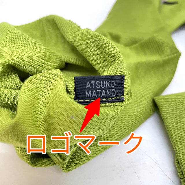 マタノアツコのＵＶアームカバーMEMEとお魚バッグ柄のロゴマーク画像