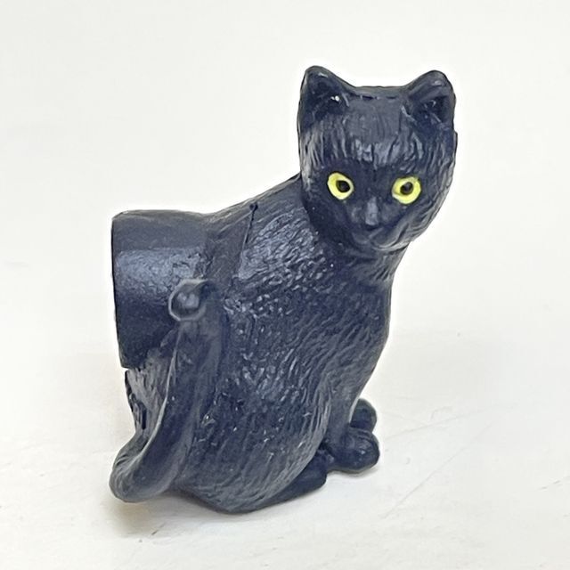 デザインフィルミドリカンパニーのミニマグネットネコ柄の黒猫画像