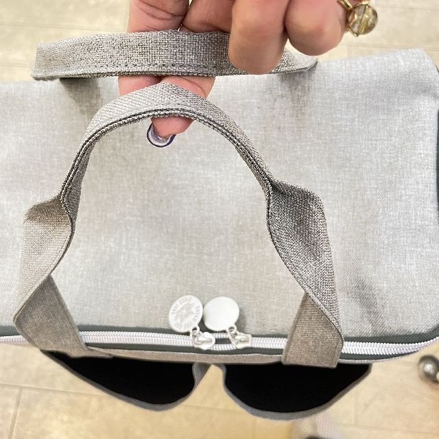 猫のダヤンのピクニックバッグD&C柄の上側の画像