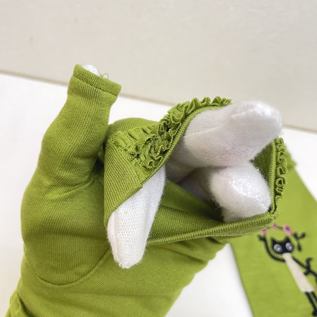 マタノアツコのＵＶアームカバーMEMEとお魚バッグ柄の内側の画像