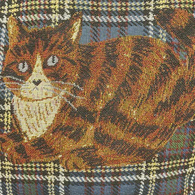 松尾ミユキのゴブラン織りトートバッグ・Maron柄の絵柄のクローズアップ画像