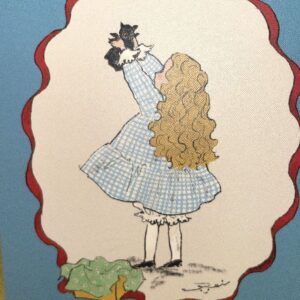 【メール便・くらはしれい】ポストカード・はじめまして柄・黒猫