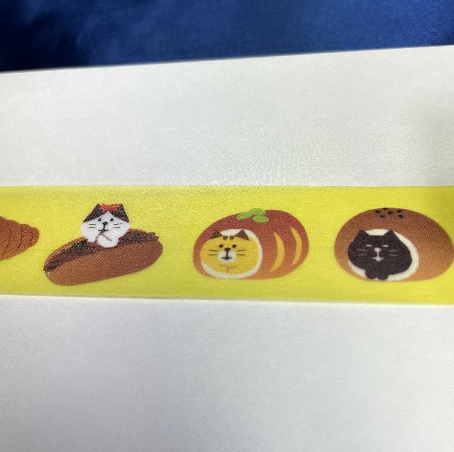 concombreのマスキングテープやまねこベーカリー柄の絵柄画像
