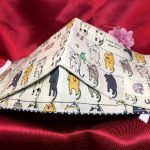 【メール便・匠倶楽部】洗える立体型マスク・猫柄ハンドメイド・ＬＬサイズは男性にも。