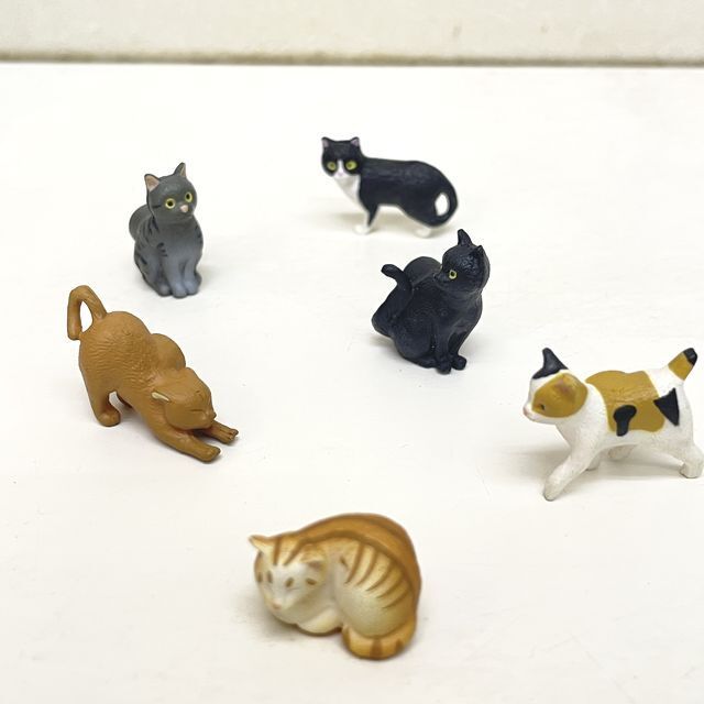 デザインフィルミドリカンパニーのミニマグネットネコ柄の全体画像