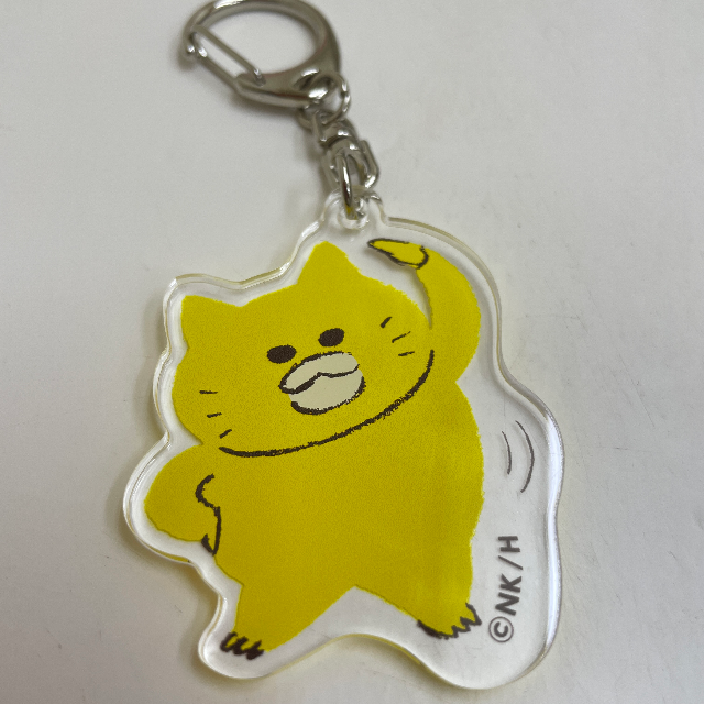 マリモクラフトのノラネコぐんだんのアクリルキーホルダーたいそう柄の全体画像