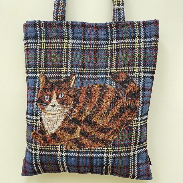 松尾ミユキのゴブラン織りトートバッグ・Maron柄の前側画像