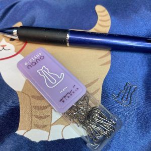 【メール便・ミドリ】ディークリップスナノ・ネコ柄・１６個プラスティックケース入り