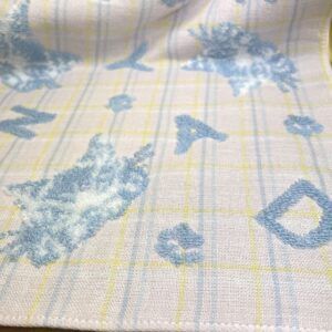 【メール便・猫のダヤン】ガーゼパイルハンカチ・DAYAN柄・ピンク色