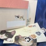 【メール便・フェリシモ猫部】定型サイズレターセット・霜田有沙イラスト・折らずに入る便箋