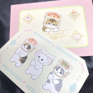 【メール便・mofusad】ミニレターセット・「点心」柄