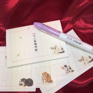【メール便・ポタリングキャット】「ミニ原稿用紙」型メモ帳。