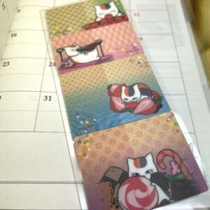 【メール便・夏目友人帳ニャンコ先生】スケジュールメモふせん