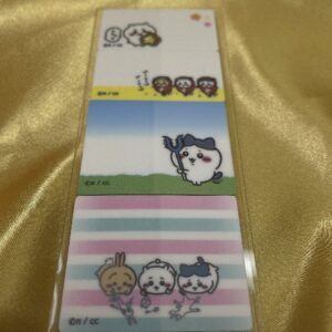 【メール便・ちいかわ】スケジュールメモふせん・ハチワレ猫柄