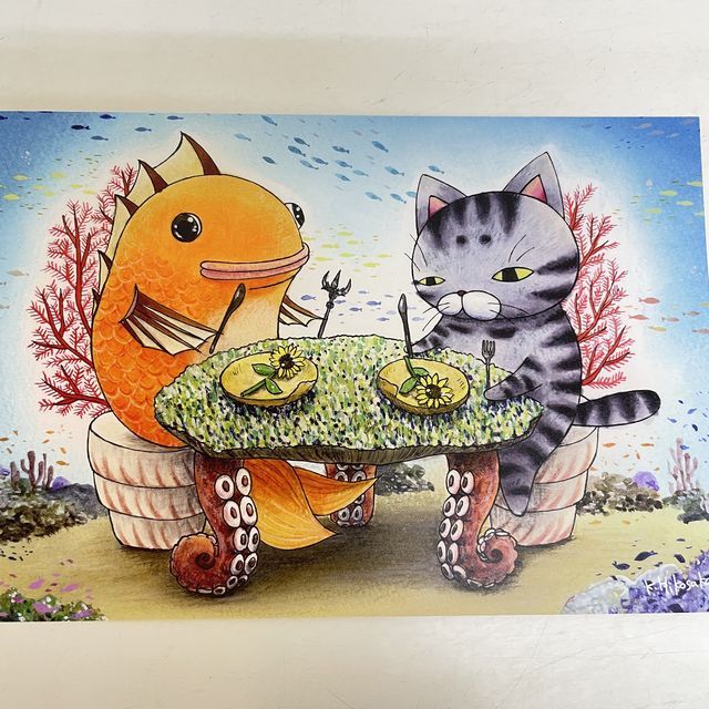 ひこ屋の2026年卓上カレンダーシュール柄の7月の裏側画像