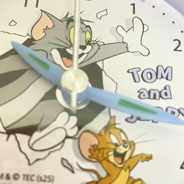 クラックスのミニライトクロックTOM and JERRY柄の絵柄の画像