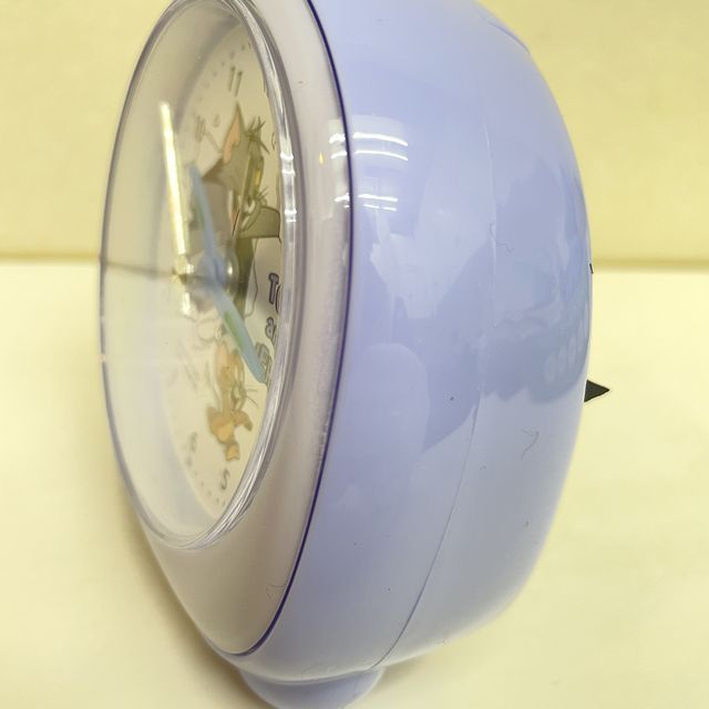 クラックスのミニライトクロックTOM and JERRY柄の脇側画像