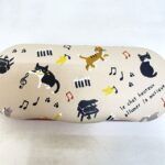 【のあぷらす】眼鏡ケース・「けんばん」柄・クリーナークロス付き