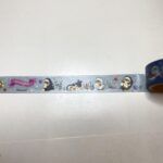 【メール便・mofusand】透明マスキングテープ・「サメにゃん」柄・スケ感あり