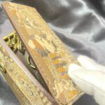 【メール便・猫のダヤン】キーケース・本牛革・チェコラージュ柄